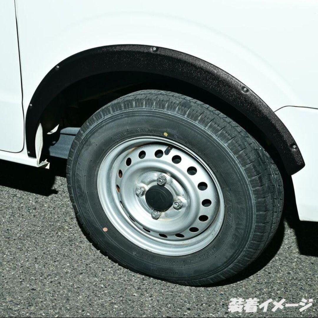 エブリイワゴン オーバーフェンダーキット DA17W/17V ブラック 未塗装
