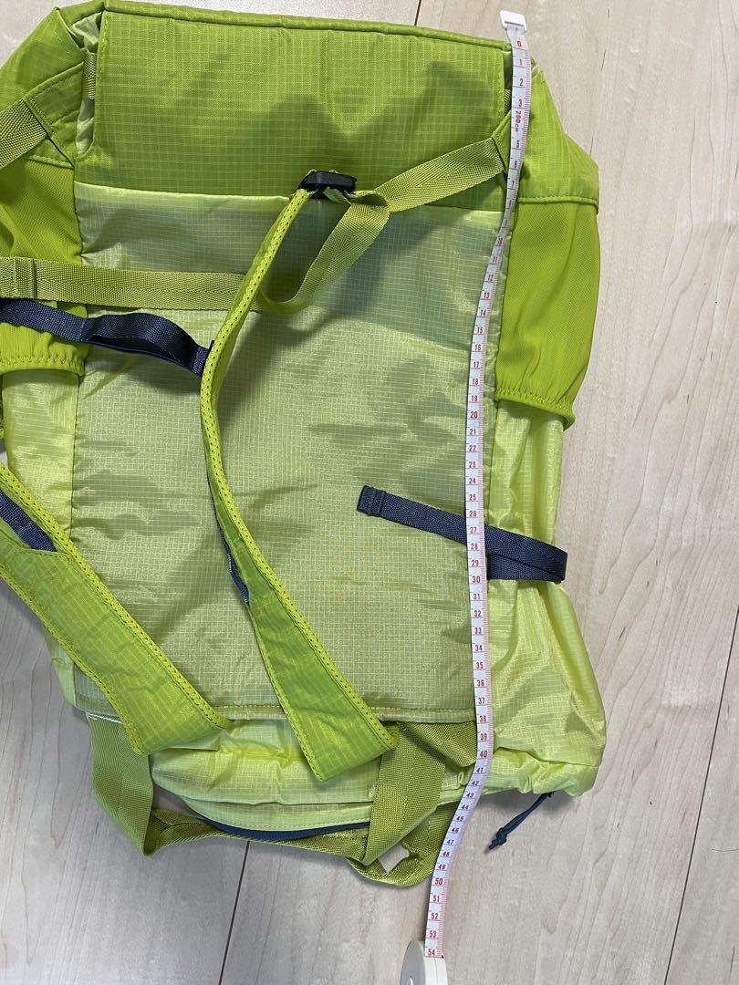 Patagonia 折りたたみバックパック ライムグリーン