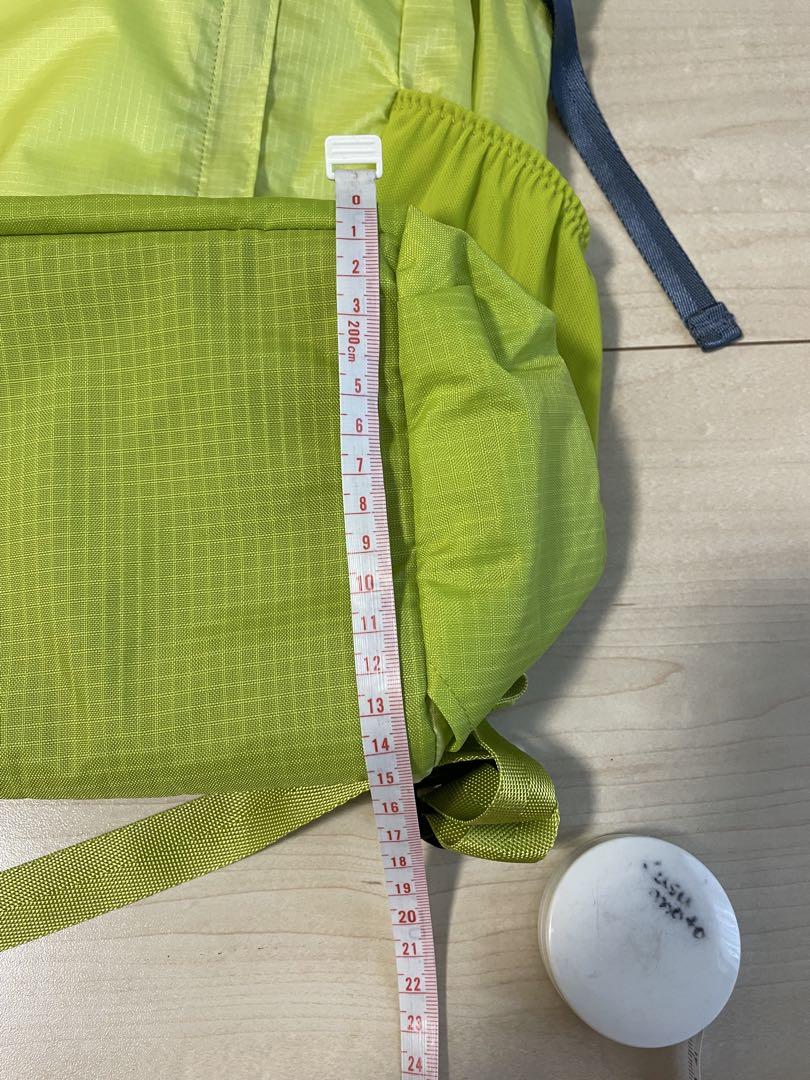 Patagonia 折りたたみバックパック ライムグリーン