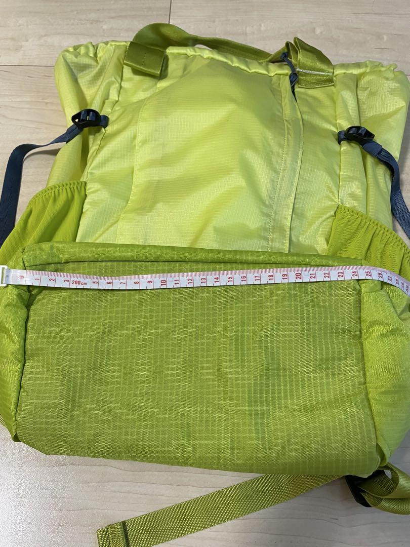 Patagonia 折りたたみバックパック ライムグリーン