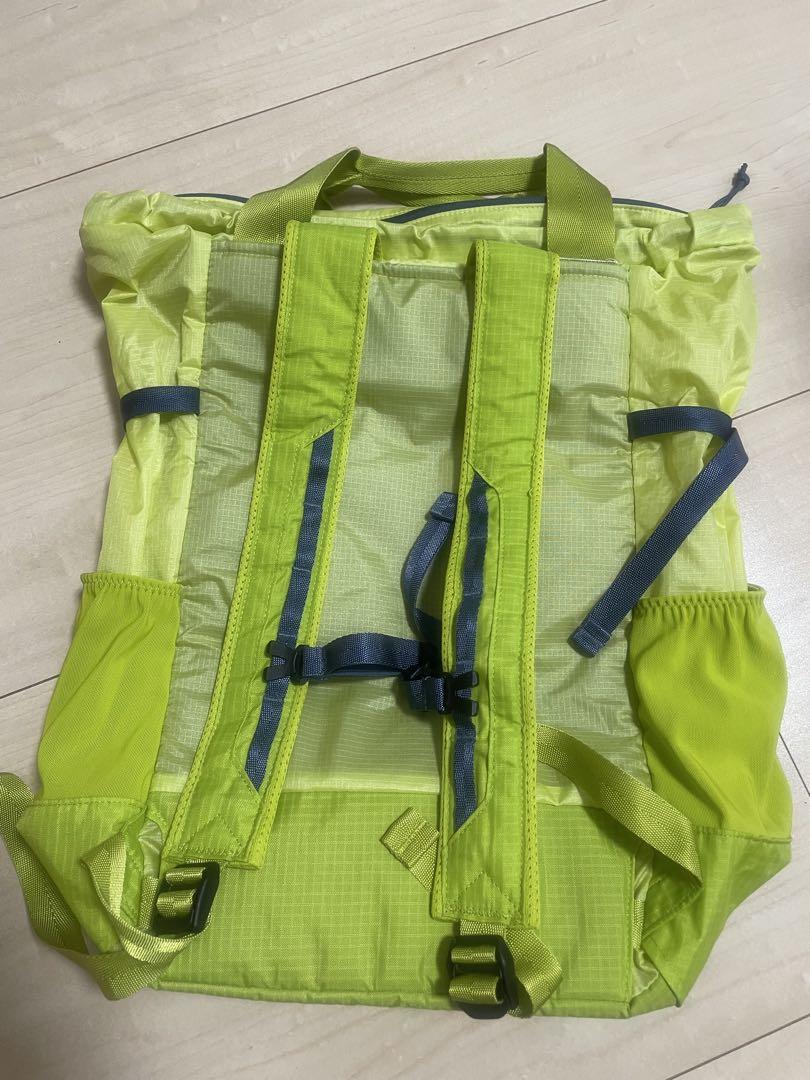 Patagonia 折りたたみバックパック ライムグリーン