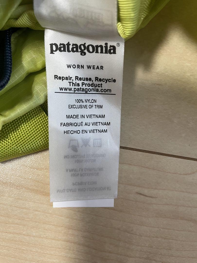 Patagonia 折りたたみバックパック ライムグリーン