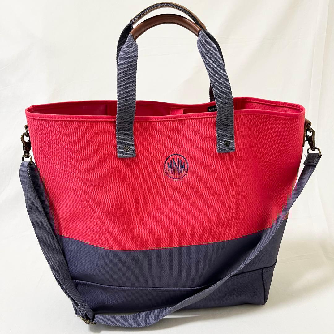 L.L.bean 2トーン デラックス キャンバストートバッグ L 防水 撥水 L.L.bean 2トーン デラックス キャンバストートバッグ L 防水 撥水