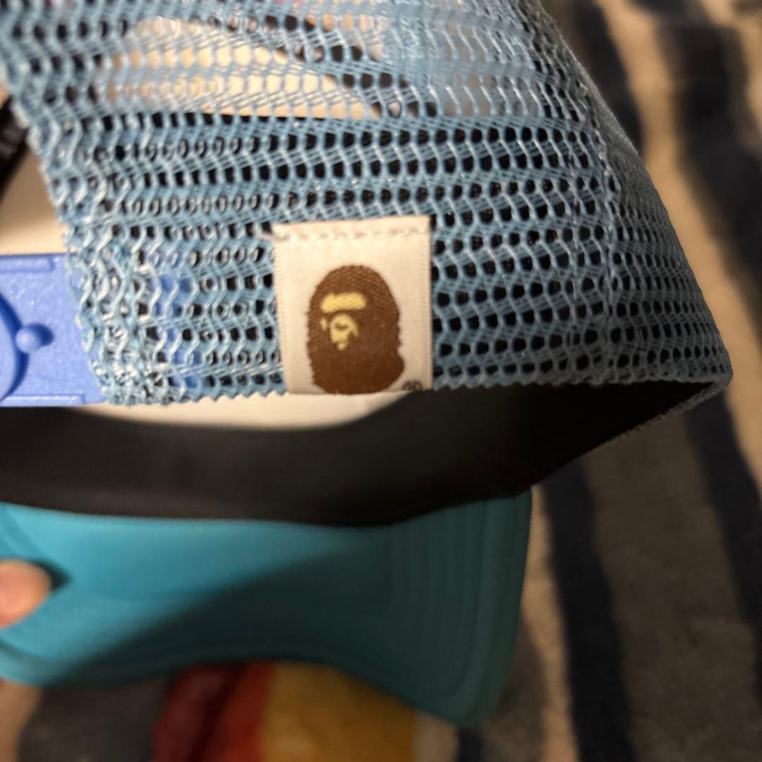 もんた着用 美品 BAPE STAメッシュキャップ