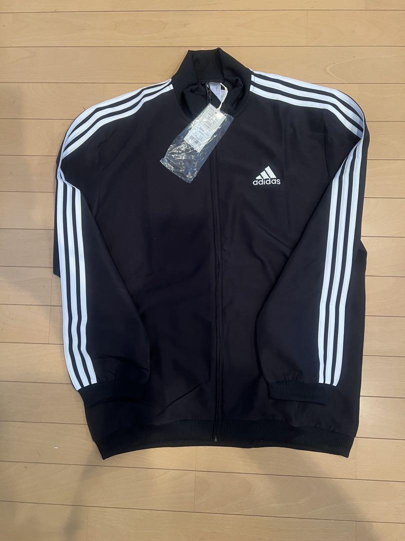 adidas ブラック ウォームアップウェア