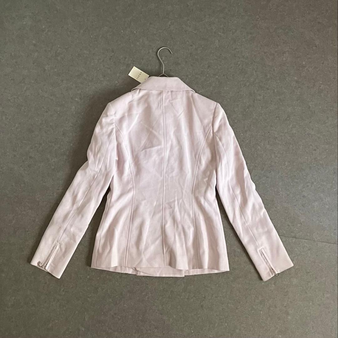 新品タグ付き　アナイ　ジャケット　スカート　２点セット　薄ピンク紫　日本製　36