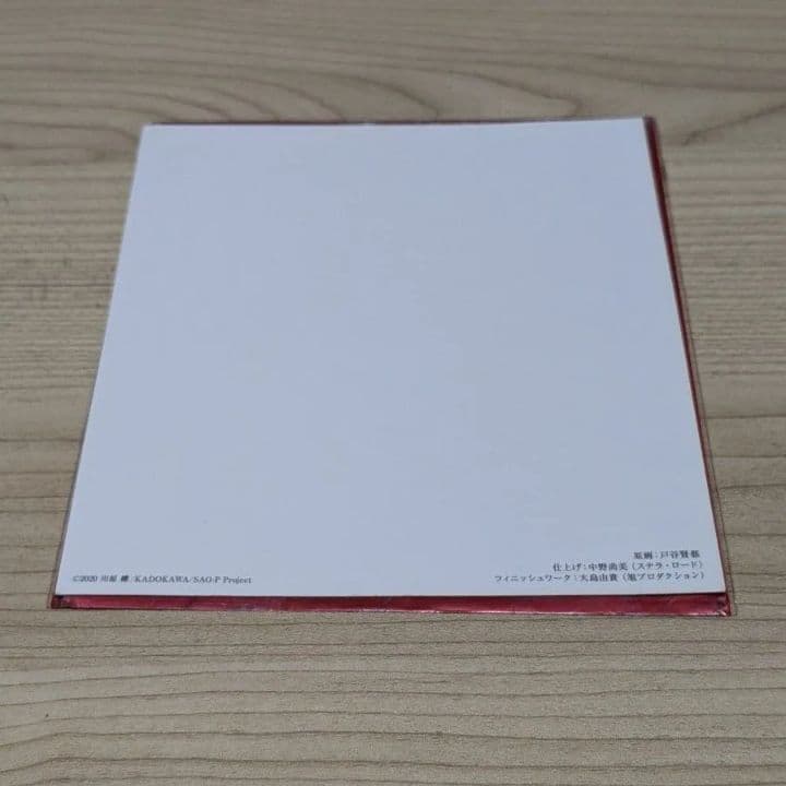 入場者特典 ソードアートオンライン SAO ポストカード ミニ色紙 - メルカリ