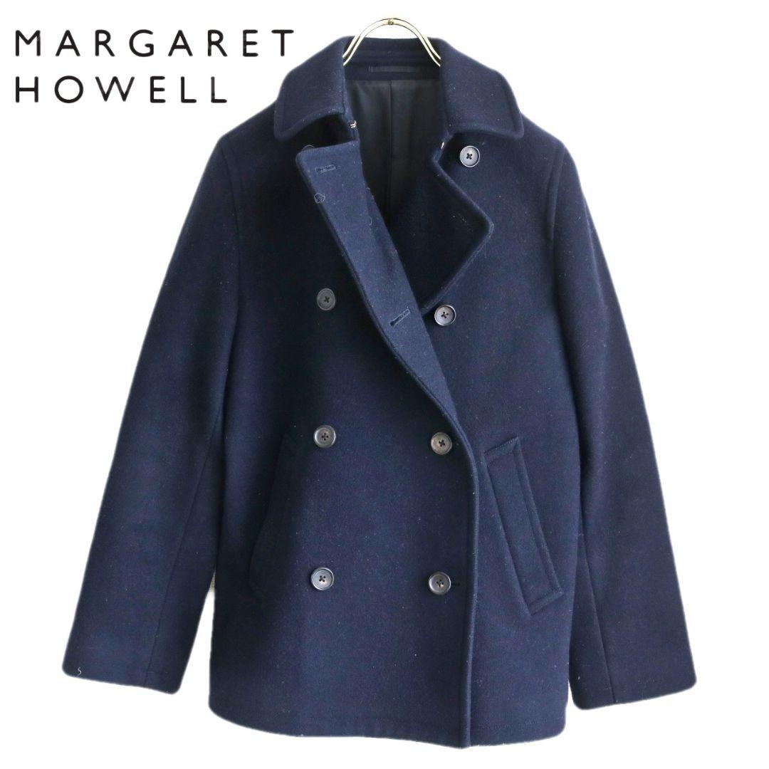 安い 【MARGARET HOWELL】Pコート ウールジャケット 旧タグ 日本製 ...