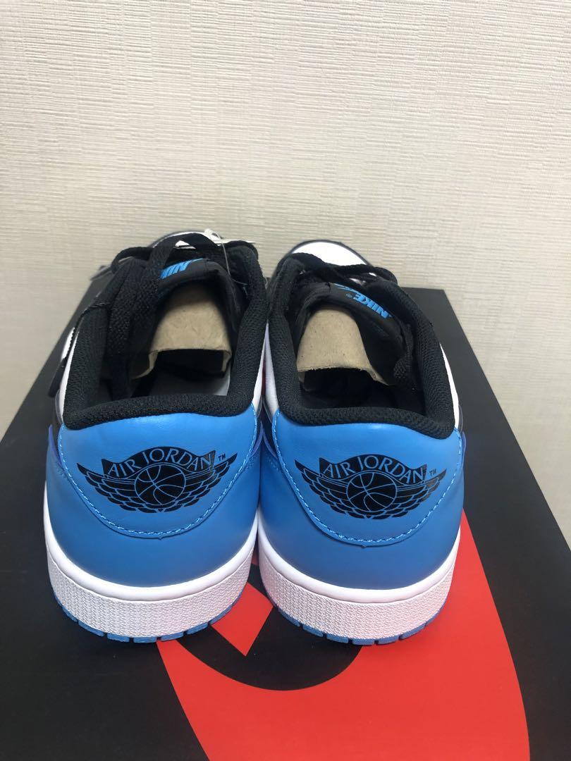 Nike Air Jordan 1 Low ホワイト/ブラック/ブルー