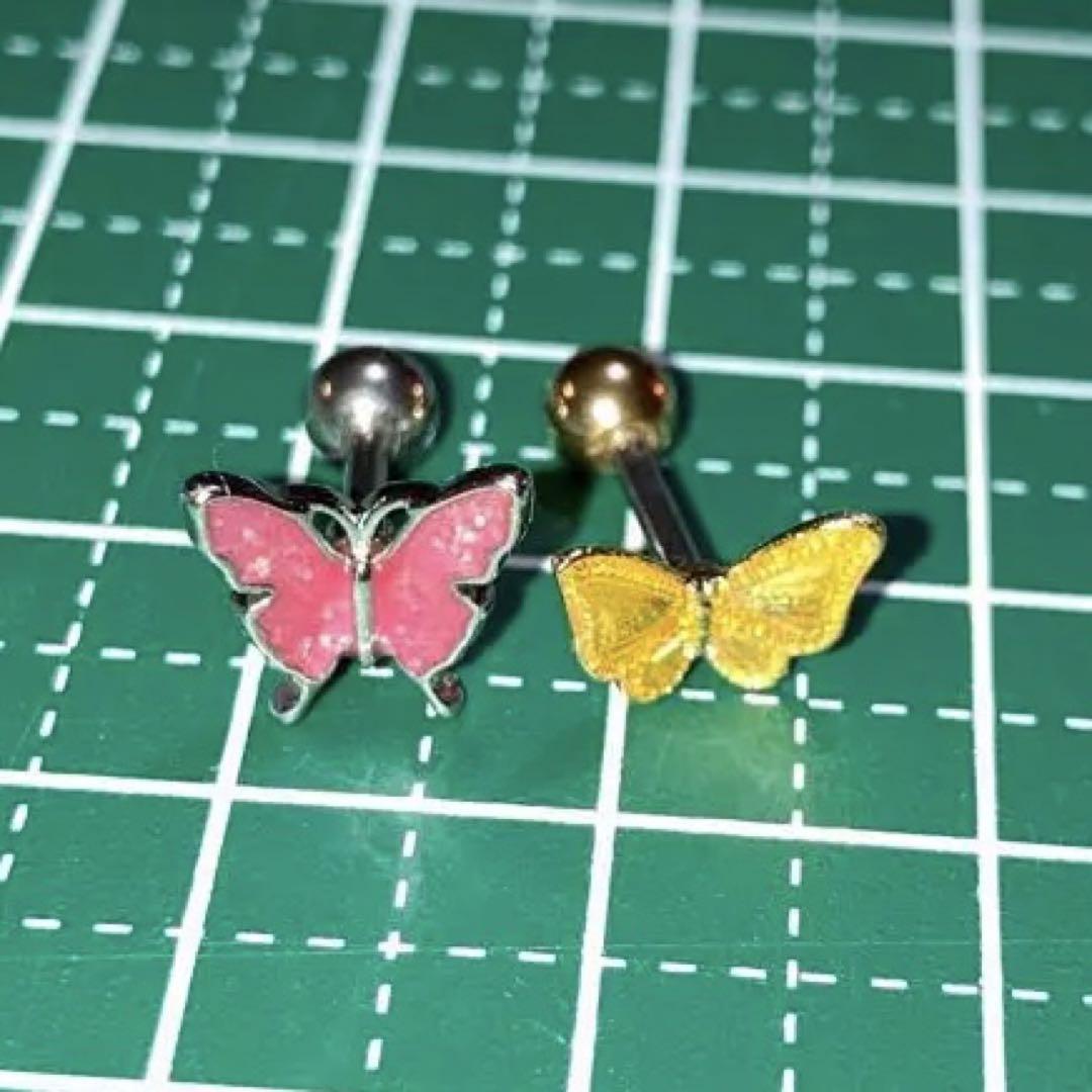 ピアス 蝶々 バタフライ ROQUE