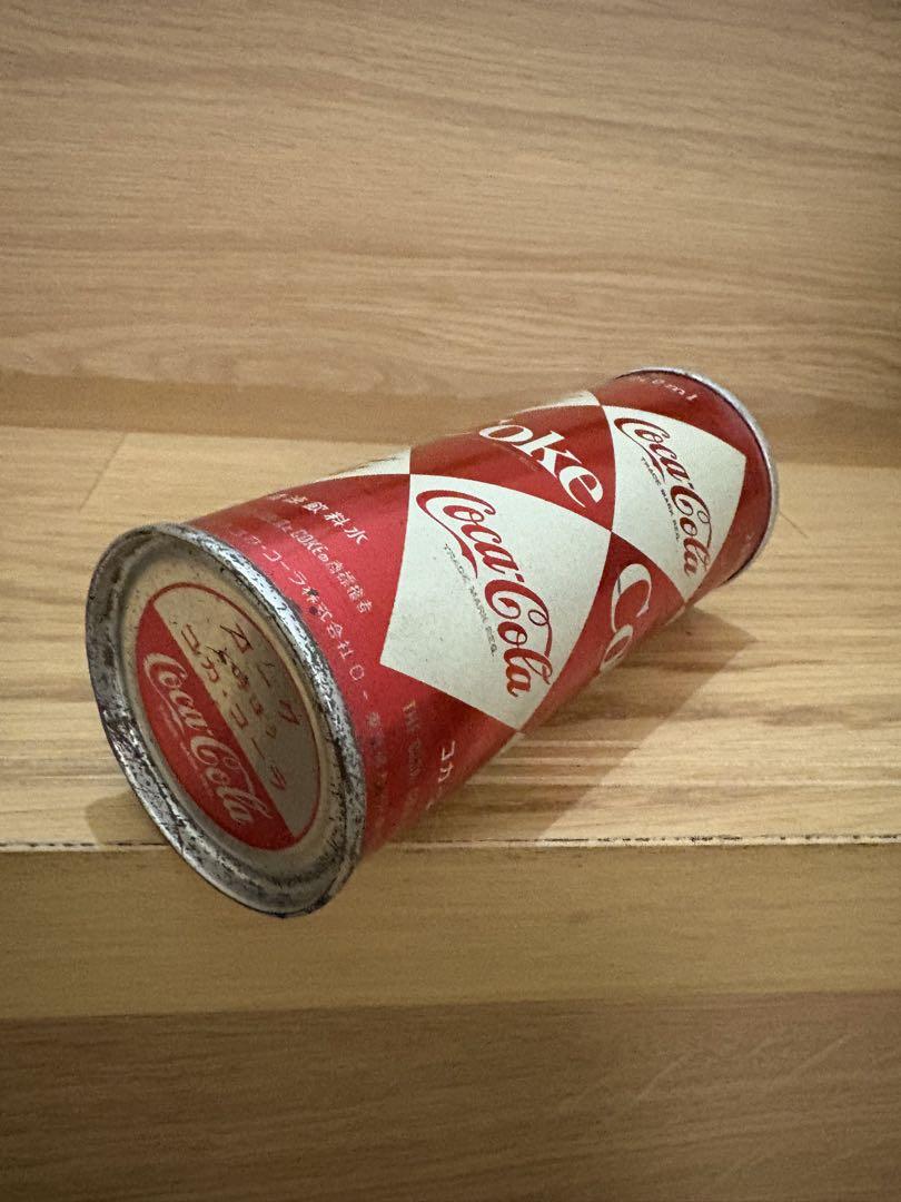 1966年から1969年　古いコーラの缶　ヴィンテージ　缶コーラ