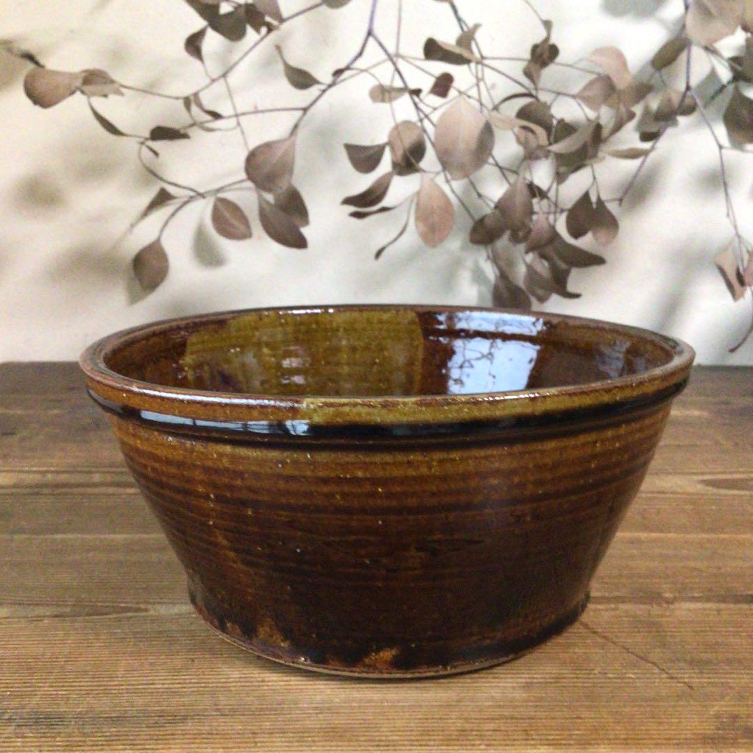 岡本英山 虫明焼 建水 茶こぼし 茶道具 茶器 抹茶 茶陶 容器 食器 工芸品 岡本英山 虫明焼 建水 茶こぼし 茶道具 茶器 抹茶 茶陶 容器 食器