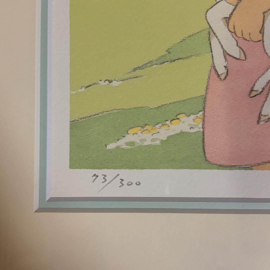<300枚限定生産> 額装ジクレー版画「アルプスの少女ハイジ」夏