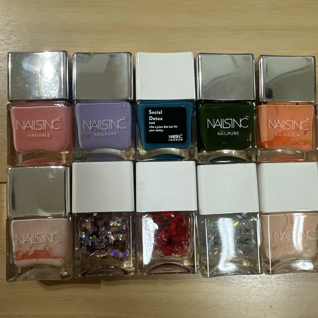 【誠実】 NAILS.INC メルカリ - マニキュア10本 ネイルカラー LONDON ネイルカラー・マニキュア