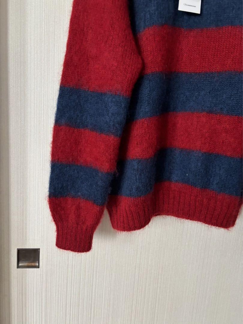 【新品未使用品】JOHN UNDER-COVER モヘヤニット ボーダー