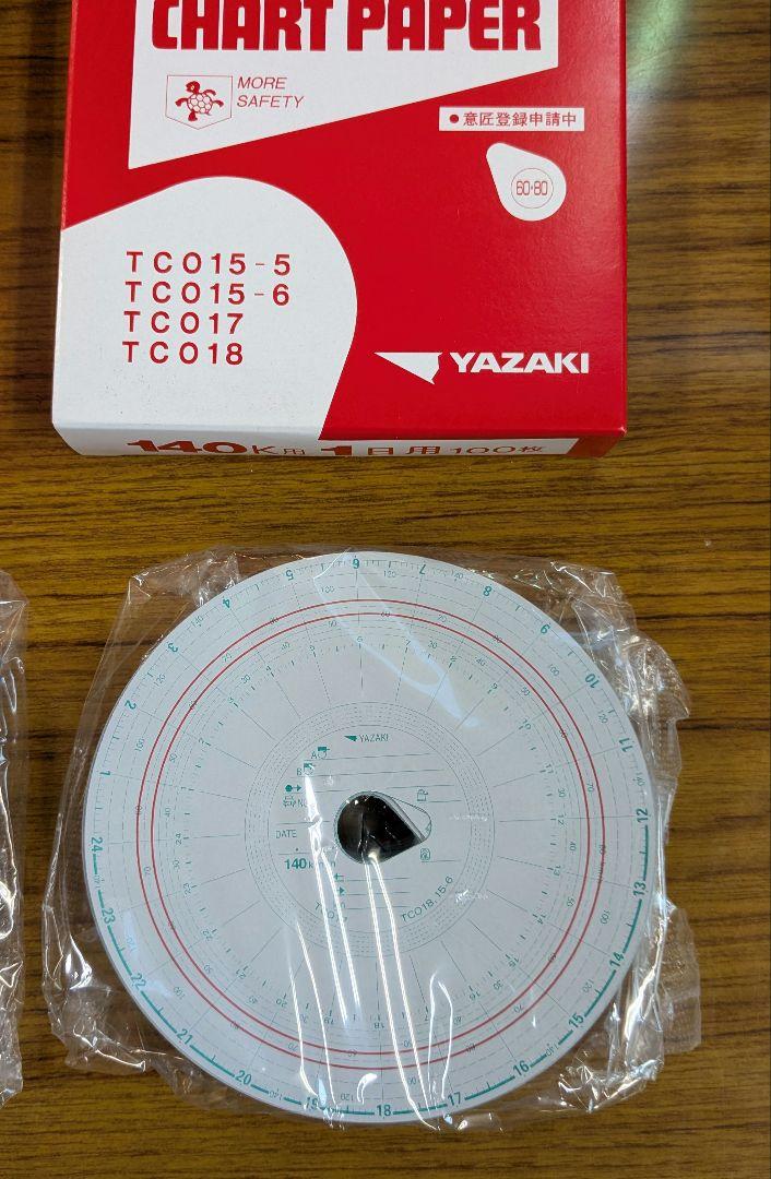 ヤザキ　タコグラフ　チャート紙　140K用　1日用　17箱
