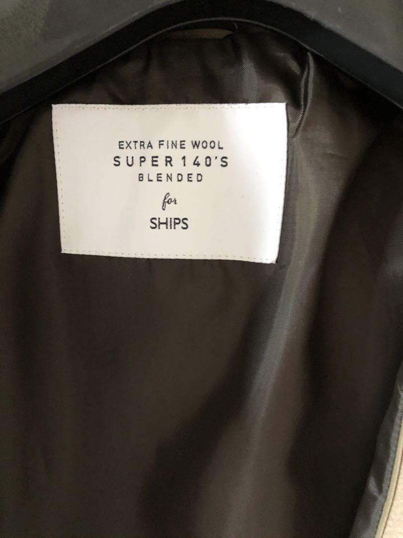【美品】SHIPS EXTRA FINE WOOL ダッフルコート