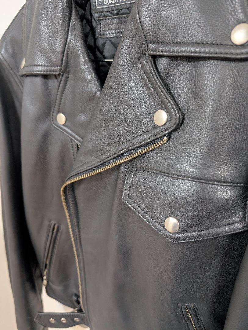 HARLEY-DAVIDSON ブラックレザーライダースジャケット