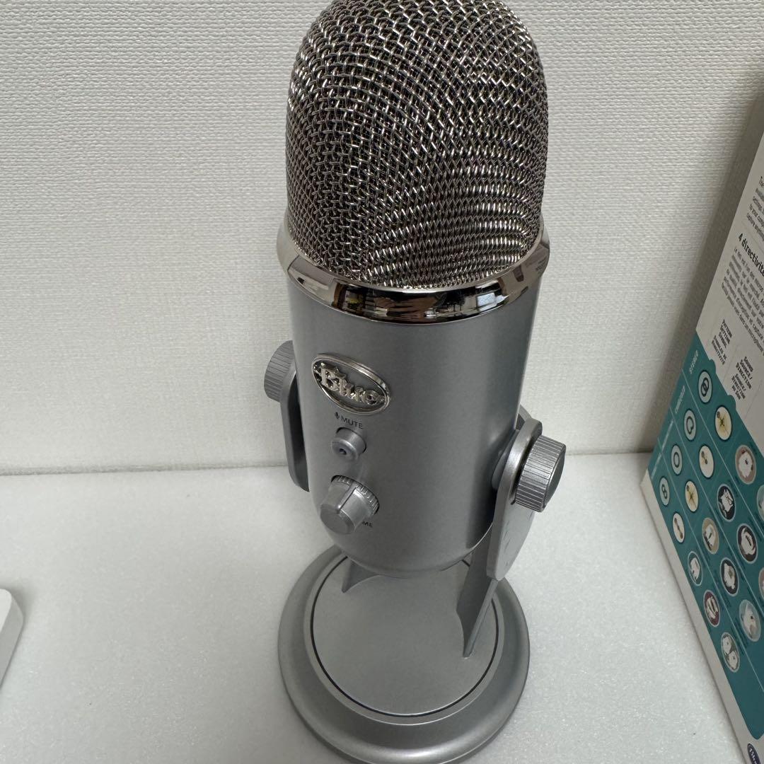 Blue Yeti USB コンデンサーマイク シルバー