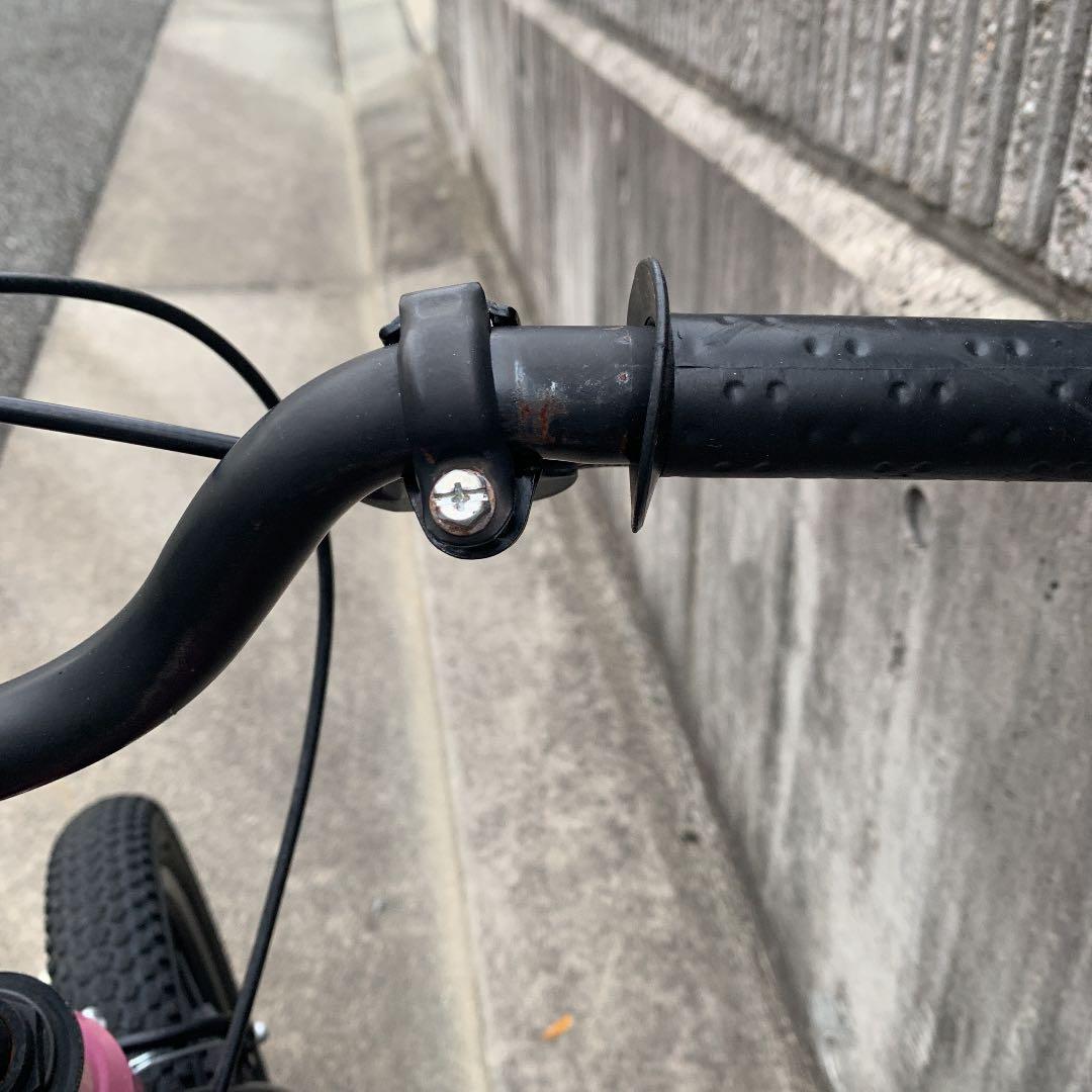 キッズ 子供自転車 ピンク 軽量 コマ付き 女の子美品16インチ直接