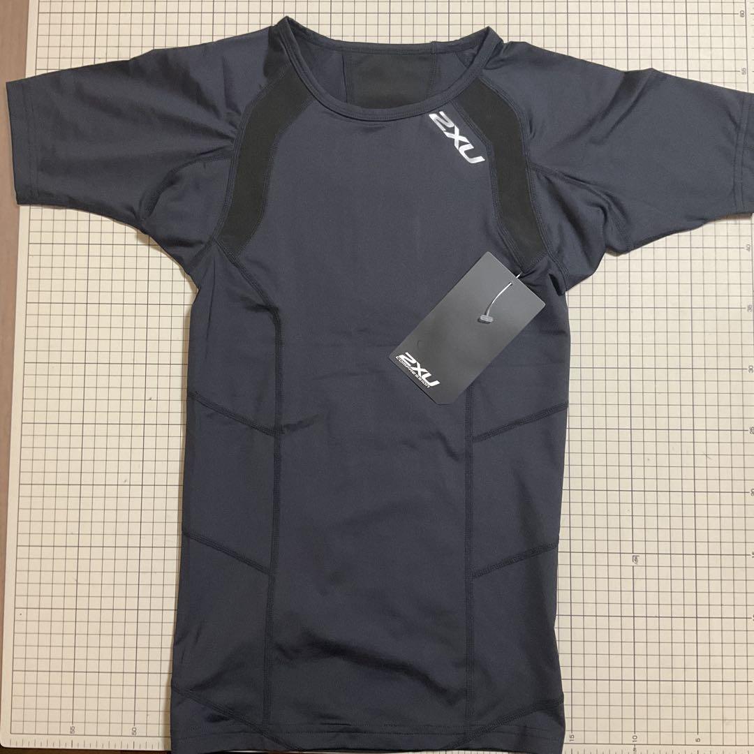【新品3枚セット】 2XU メンズ コンプレッション Tシャツ XS ブラック