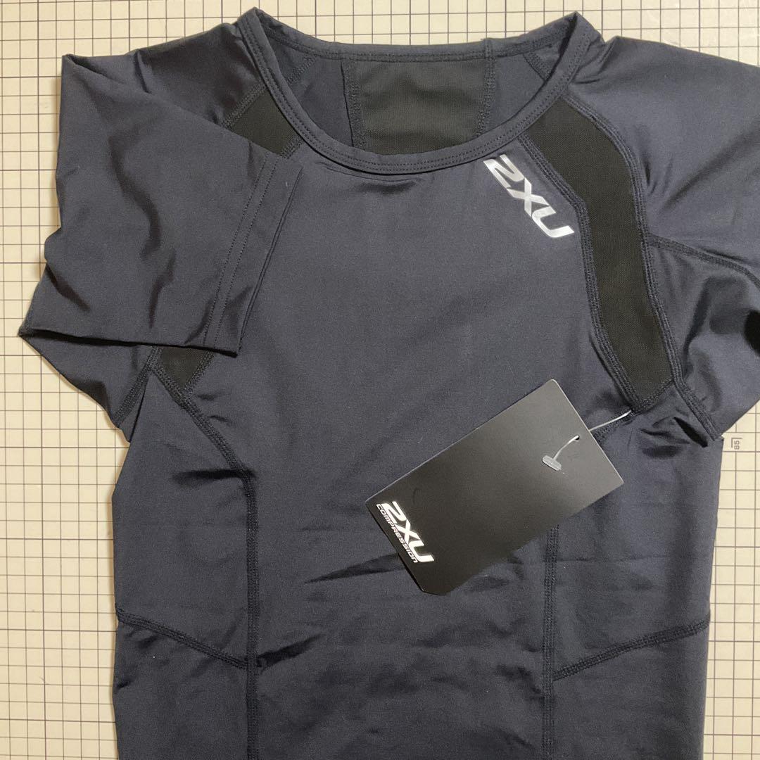 【新品3枚セット】 2XU メンズ コンプレッション Tシャツ XS ブラック