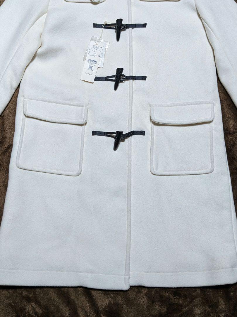 新品　タグ付き　ローリーズファーム　白　 　ダッフルコート　L