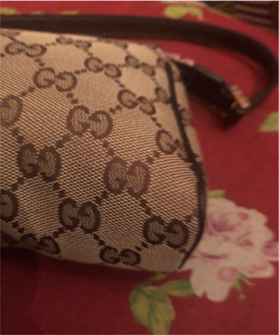 リアルナン❂ 美品 ハンドバッグ アクセサリーポーチ グッチ kJSMa-m72124621194 GUCCI GG柄 キャンパス ﹟れがありま