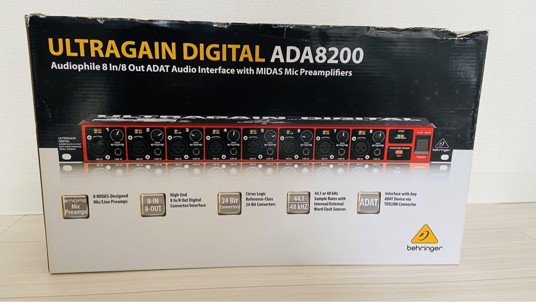 配信機器・PA機器・レコーディング機器 ADA8200 ULTRAGAIN DIGITAL BEHRINGER