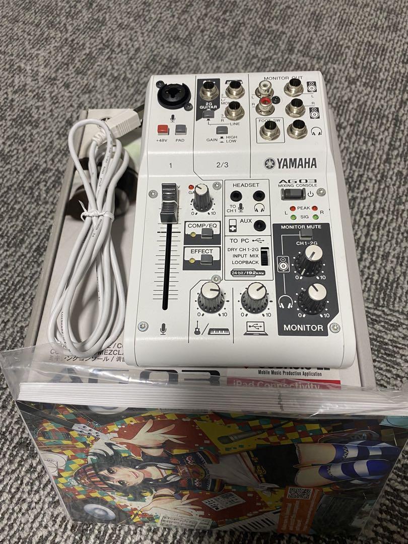 Yamaha AG03 ミキシングコンソール