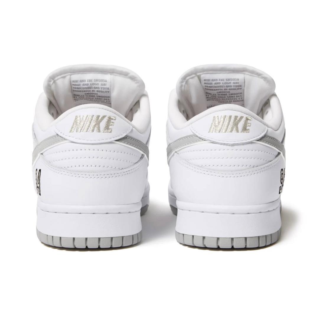 Supreme × Nike SB Dunk Low White 25FW