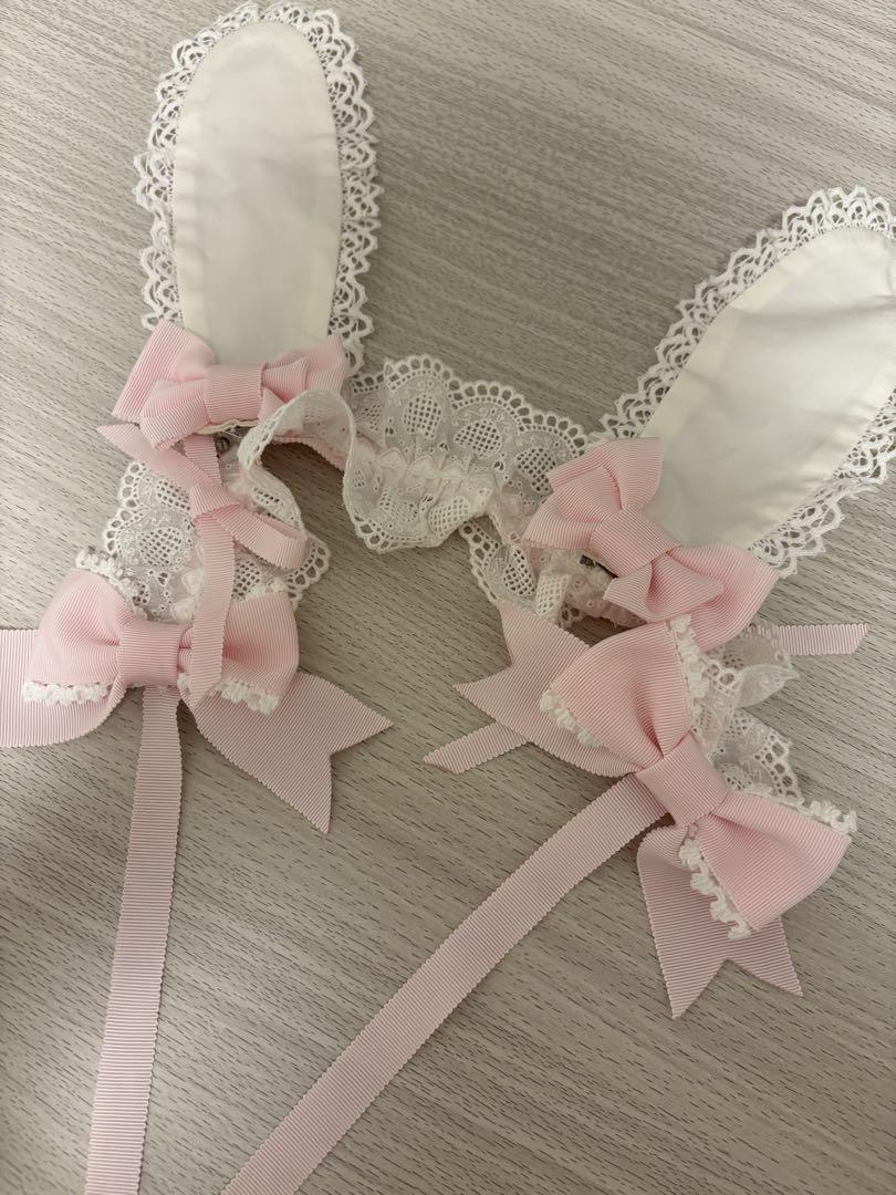 BABY うさくみゃちゃんのうさみみヘッドドレス　ピンク　ロリィタ　ロリータ BABY うさくみゃちゃんのうさみみヘッドドレス ピンク ロリィタ