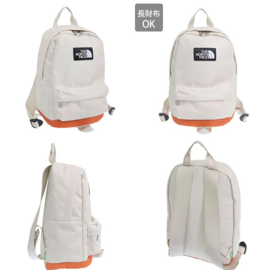 【極美品】韓国THE NORTH FACE バックパック クリーム/オレンジ