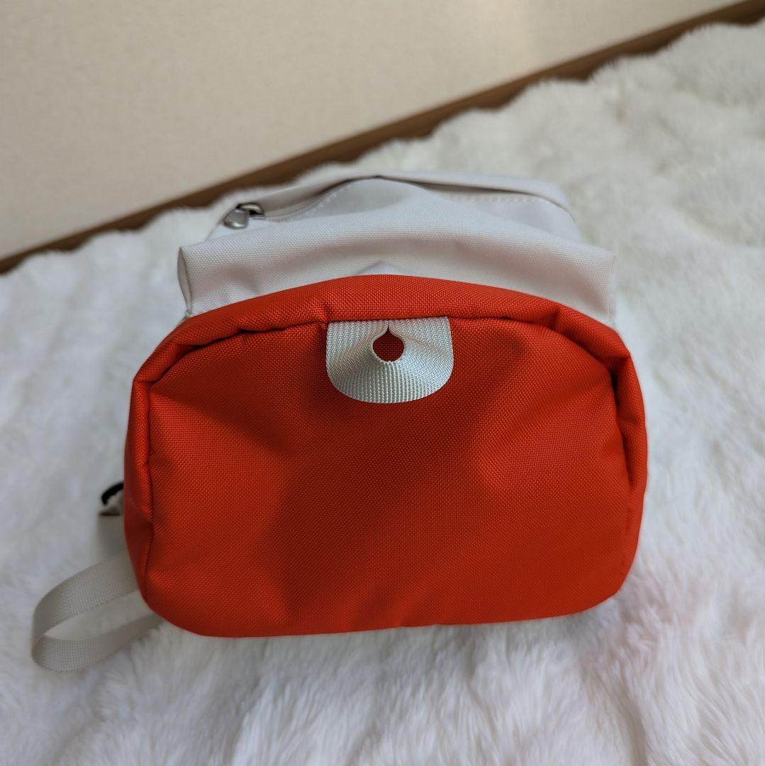 【極美品】韓国THE NORTH FACE バックパック クリーム/オレンジ