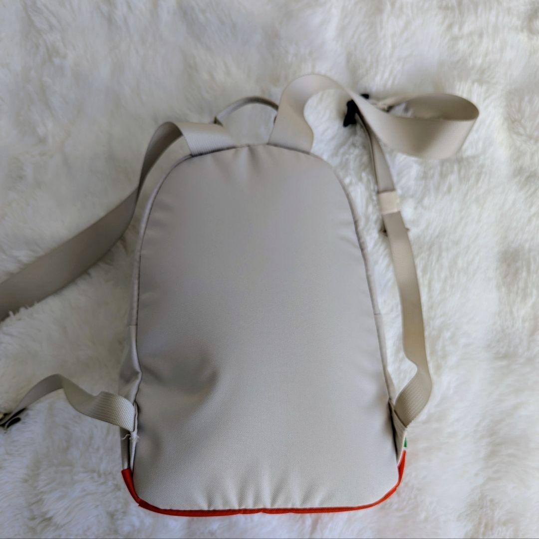 【極美品】韓国THE NORTH FACE バックパック クリーム/オレンジ