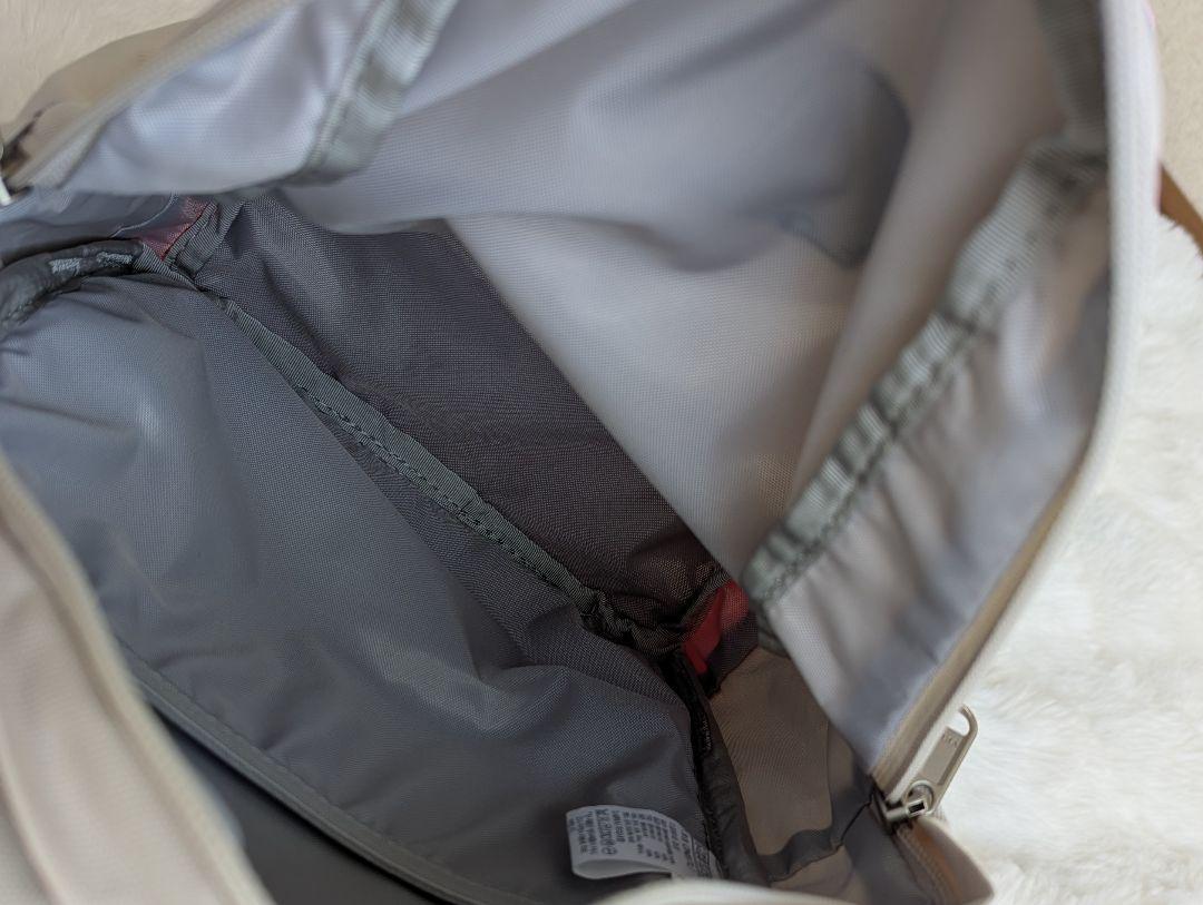 【極美品】韓国THE NORTH FACE バックパック クリーム/オレンジ