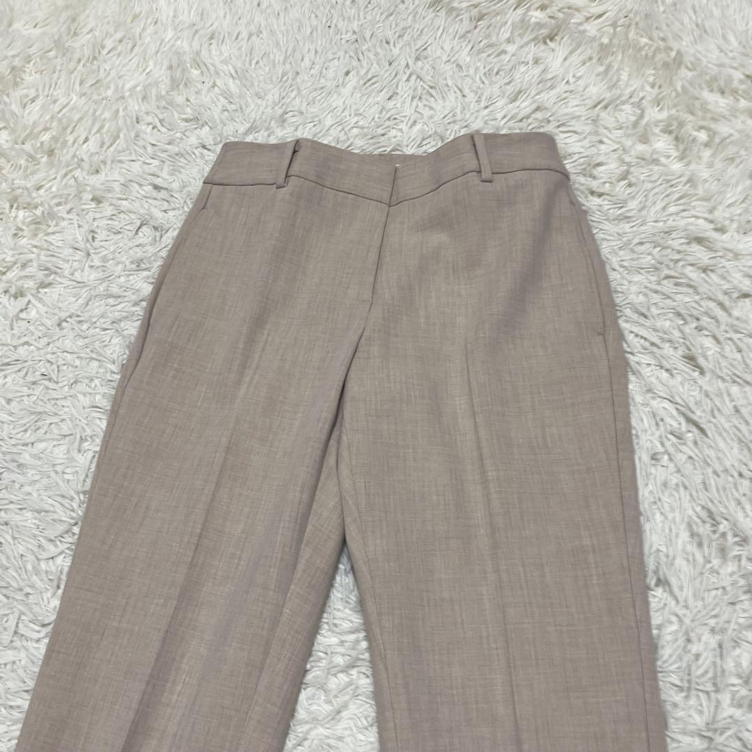美品 PLST ノーカラー セットアップ スーツ ストレッチ ピンク