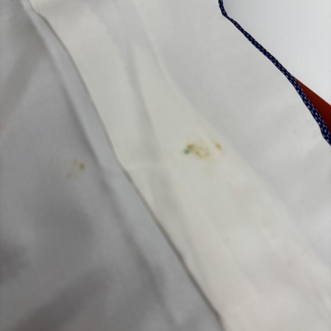 お召着物 亀甲に飛び柄更紗の染め 正絹 AK-7085