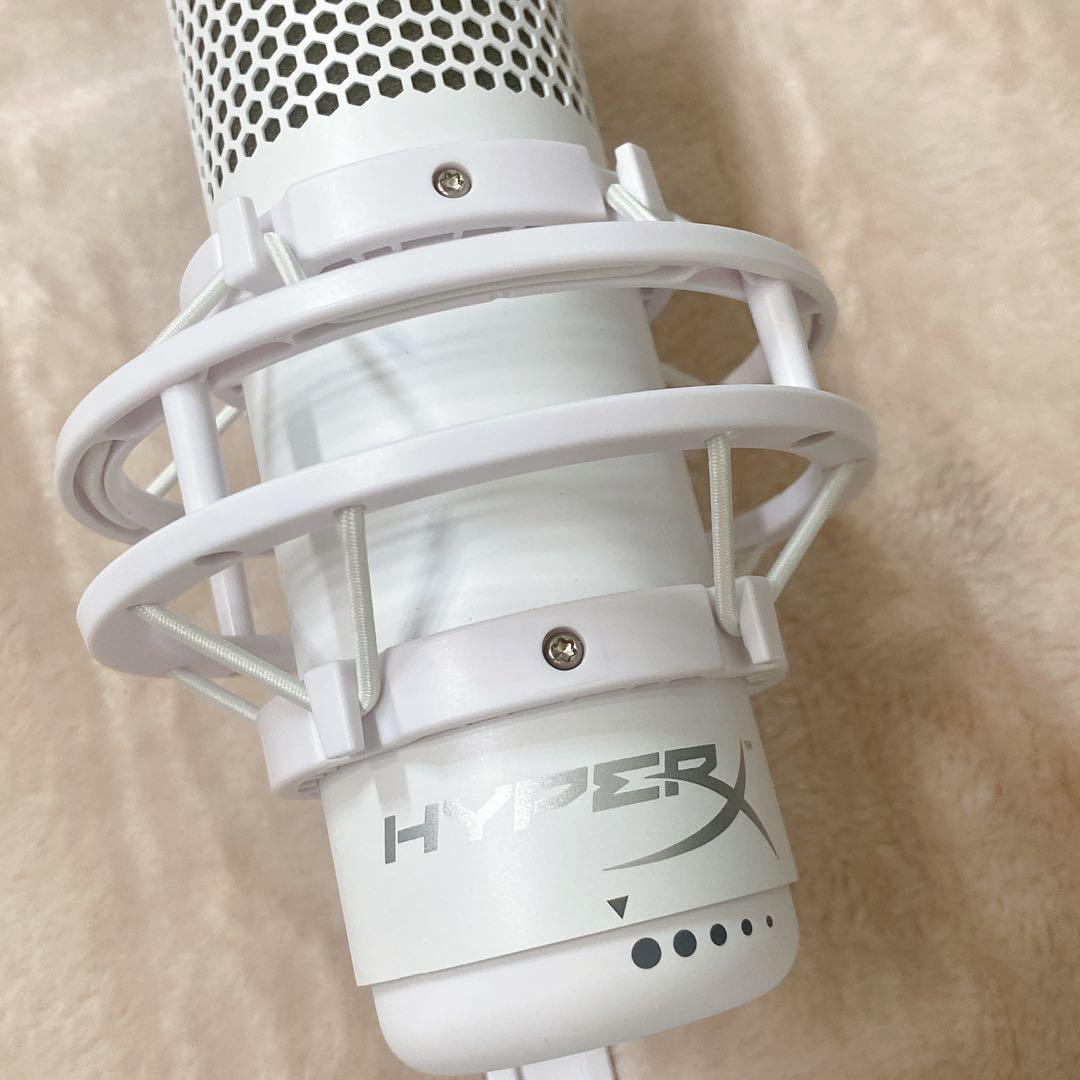 【美品】HyperX QuadCast S マイク ホワイト
