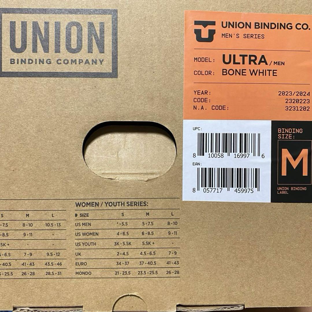 メンズ M UNION BINDING ユニオンビンディング ウルトラ