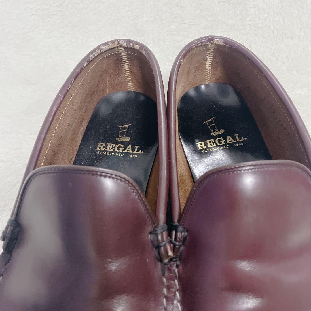 REGAL リーガル　2167 コブラヴァンプ　ローファー　革靴　レザー　赤茶