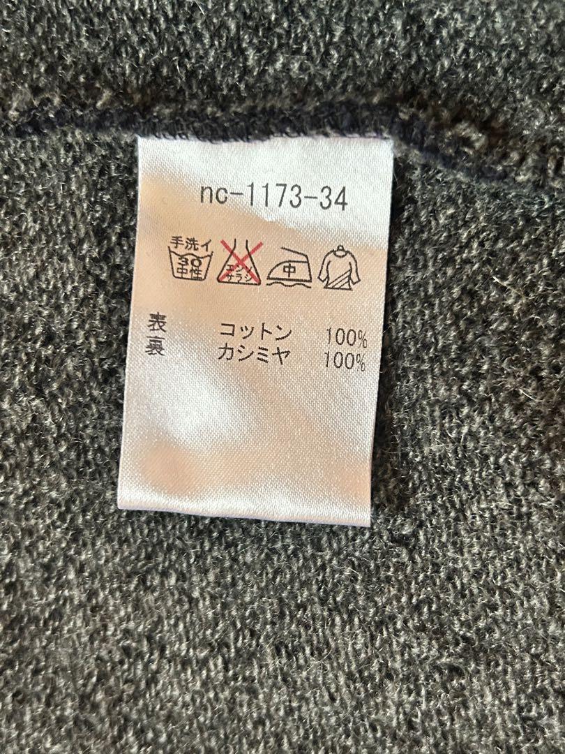 n100 ダブルジップ裏毛カシミヤパーカー 値下げしました。