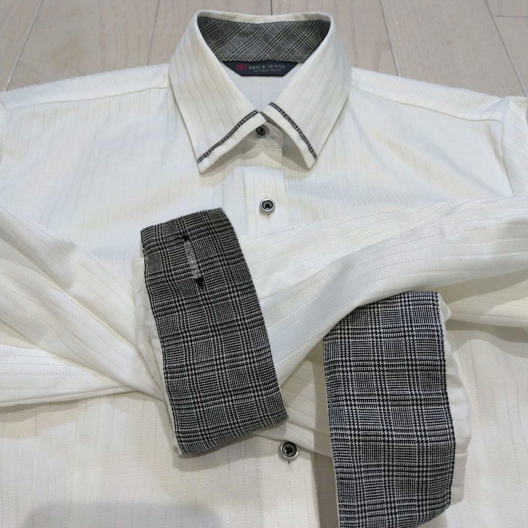 BRICK HOUSE ブラウス シャツ オフィス 長袖 七分袖