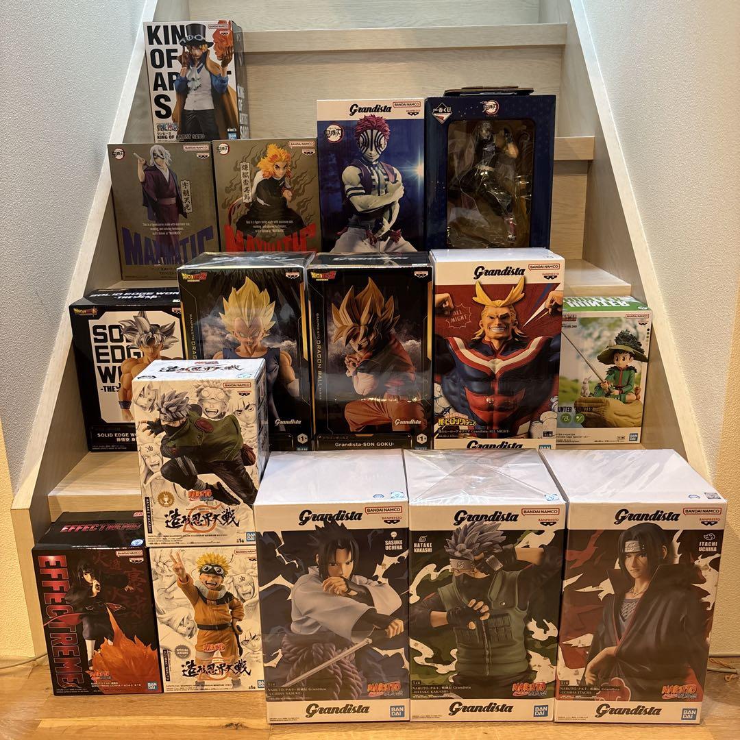 プライズ　フィギュア　まとめ売り プライズ フィギュア まとめて 昔のフィギュア多数 22箱 鬼滅の