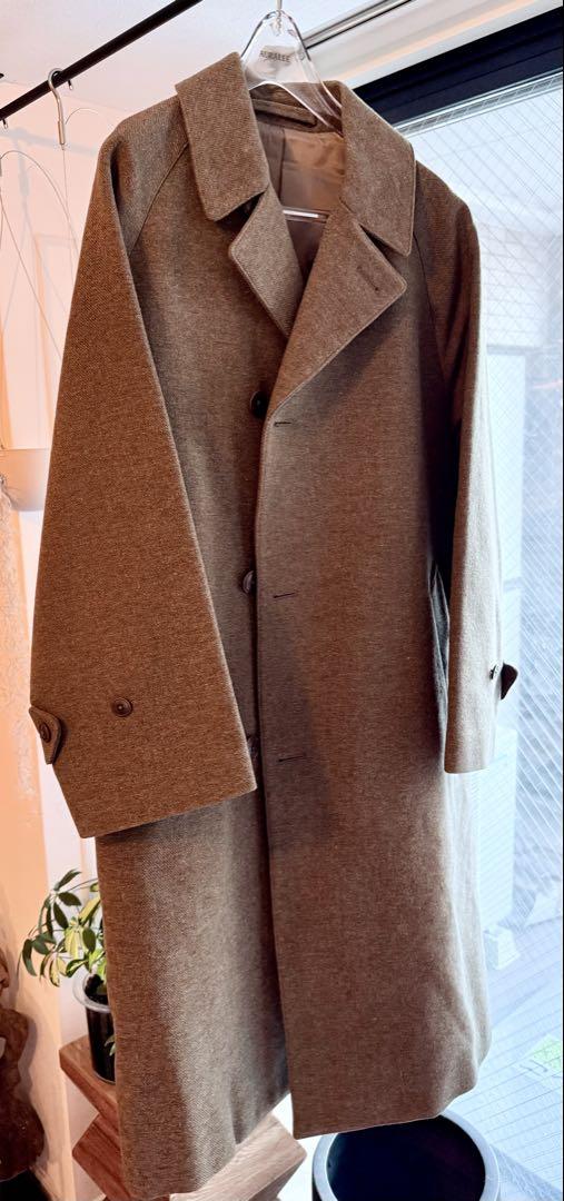 COMOLI コットンウールバルカラーコート