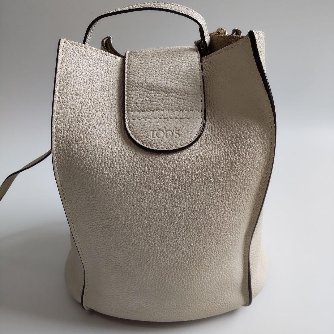 TOD'S - 美品 トッズ バケット レザー 2way ダブルTリング
