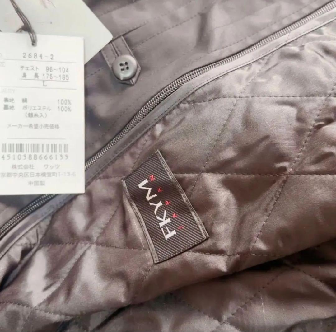 新品タグ付ステンカラーコート FKYM JAPAN Lロングコート　春コート