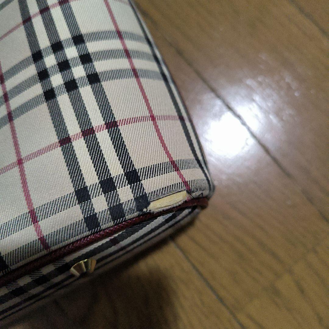 激可愛　BURBERRY　ノバチェック　ハンドバッグ