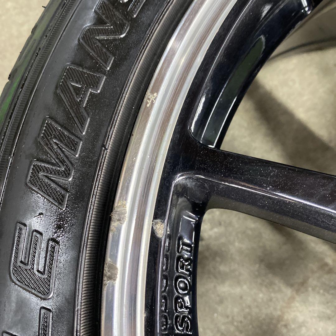 中古溝あり‼️18インチホイールセット 225/40R18プリウス等