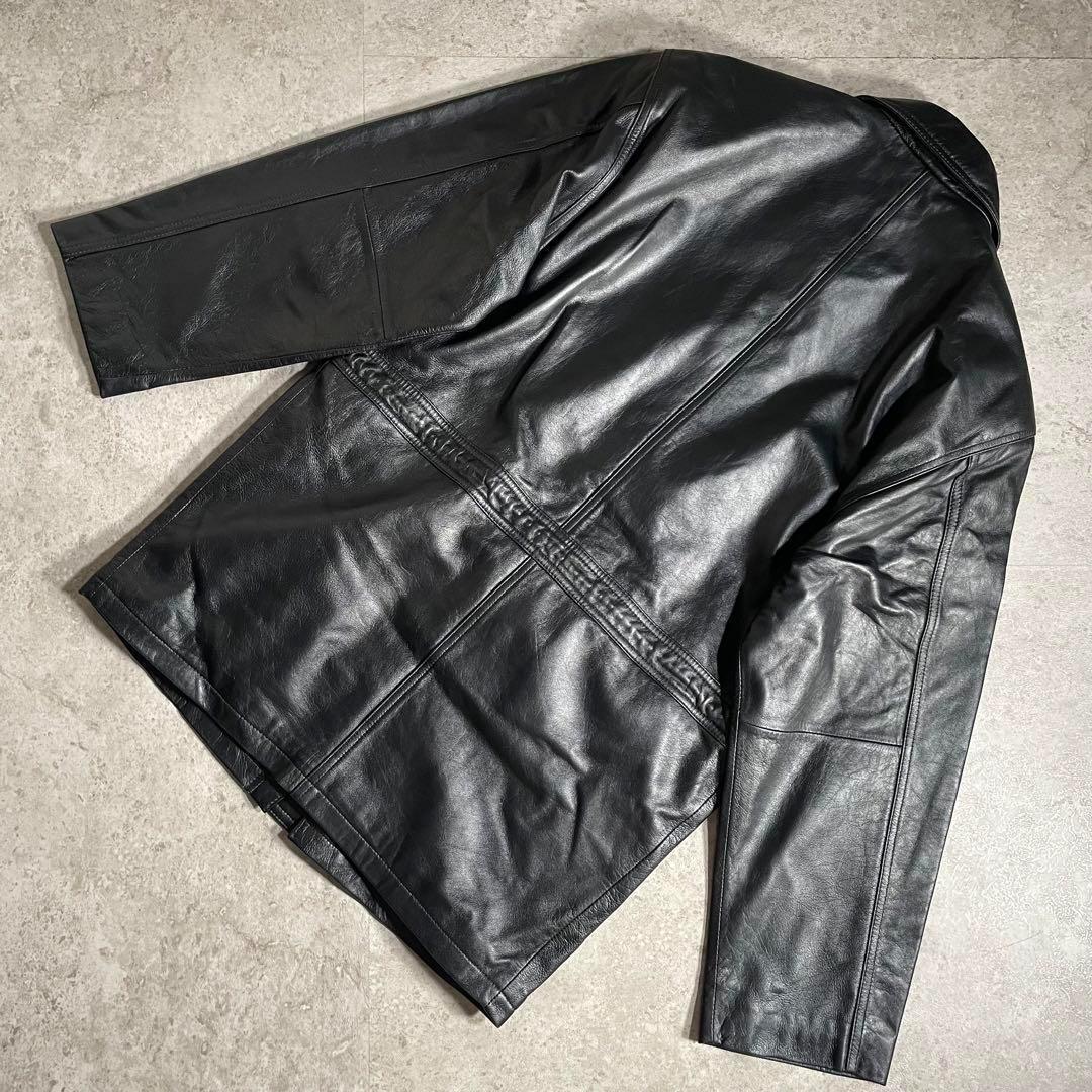 ヴィンテージ イタリアンレザー wind armor ジップレザージャケット